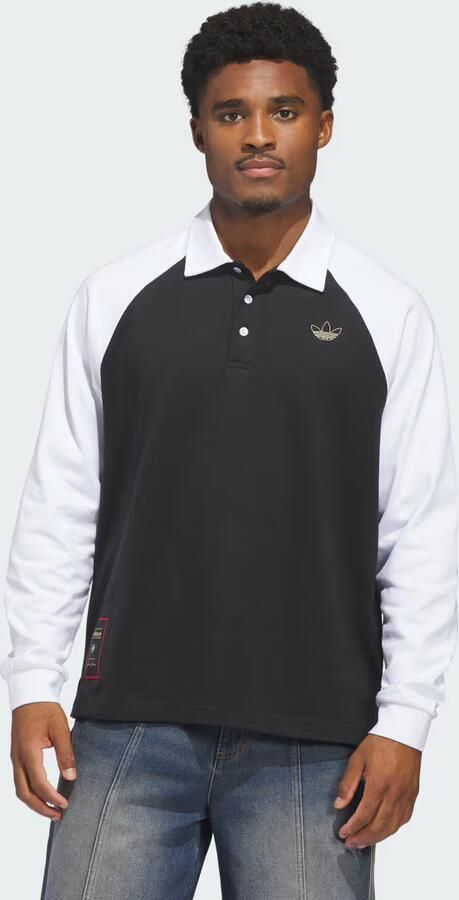 Adidas SKATEBOARDING x TYSHAWN RUGBY SHIRT - Foto 4