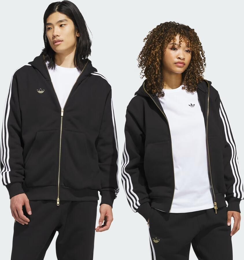 Adidas SKATEBOARDING x TYSHAWN TRAININGSJACK MET LANGE RITSSLUITING