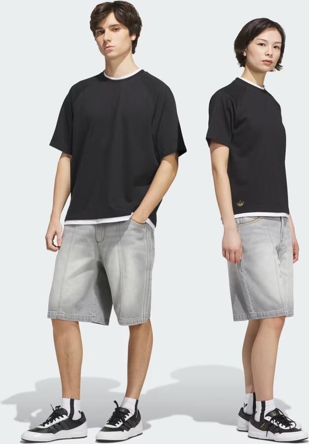 Adidas SKATEBOARDING x TYSHAWN WASHED DENIM JORTS