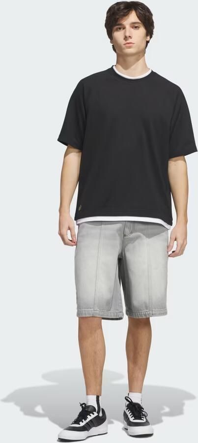 Adidas SKATEBOARDING x TYSHAWN WASHED DENIM JORTS - Foto 6