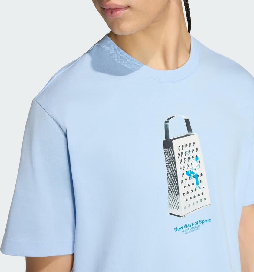 Adidas Sportswear T-shirt met grappige motiefprint