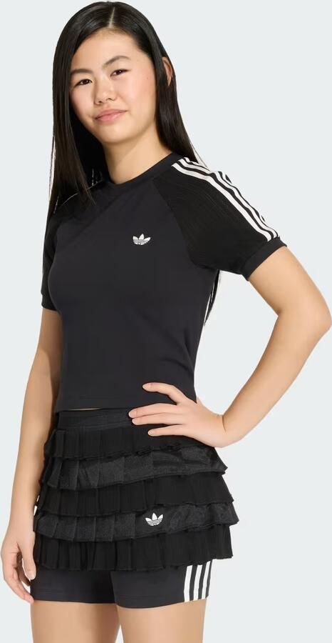 Adidas SLIM-FIT KNITTED 3-STRIPES T-SHIRT