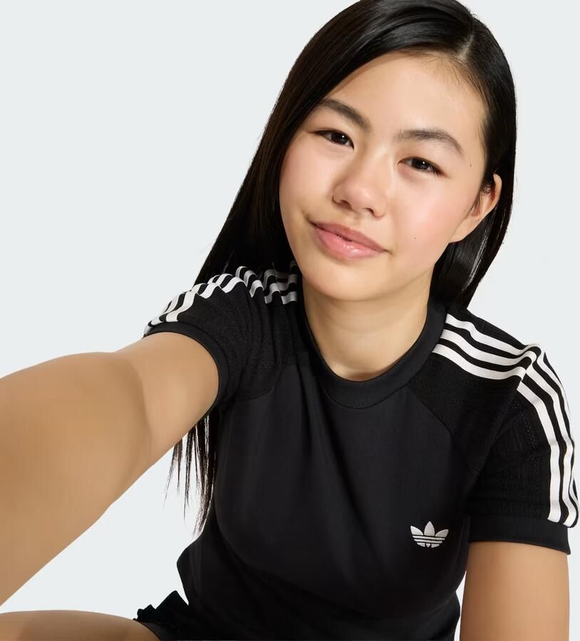 Adidas SLIM-FIT KNITTED 3-STRIPES T-SHIRT - Foto 2