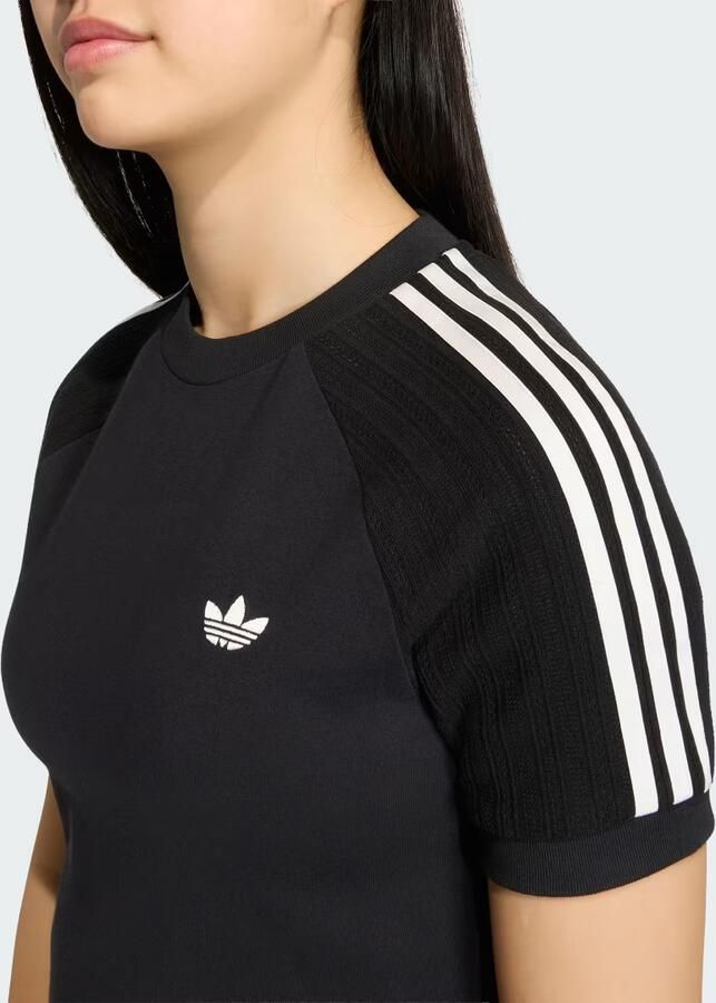 Adidas SLIM-FIT KNITTED 3-STRIPES T-SHIRT - Foto 4