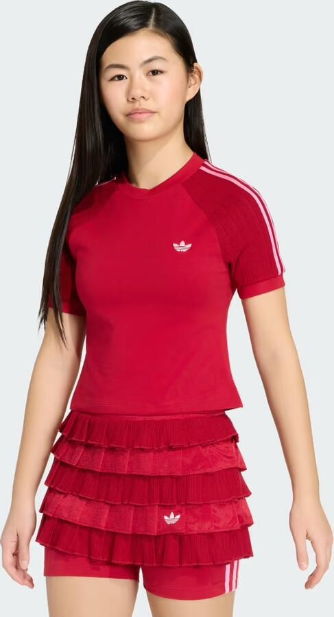 Adidas SLIM-FIT KNITTED 3-STRIPES T-SHIRT