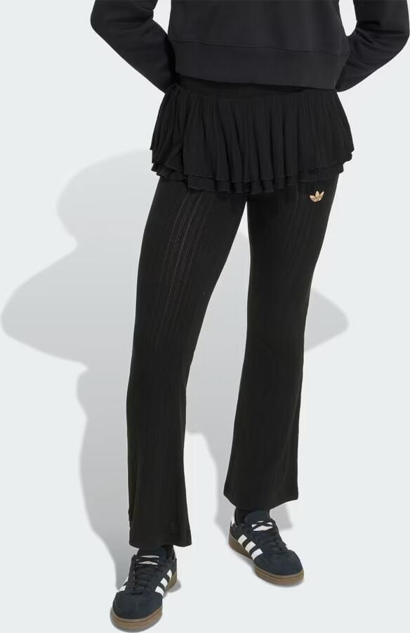 Adidas SLIM-FIT KNITTED LEGGING MET RUCHES