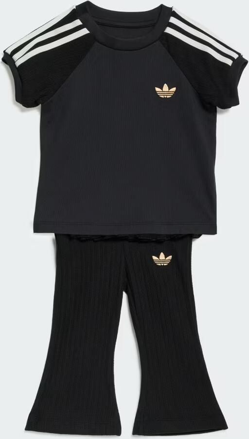 Adidas SLIM-FIT KNITTED T-SHIRT LEGGING SET