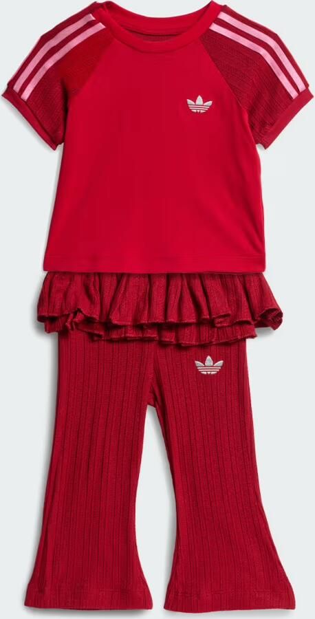 Adidas SLIM-FIT KNITTED T-SHIRT LEGGING SET