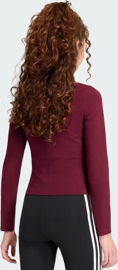 Adidas SLIM-FIT LONGSLEEVE MET VIERKANTE HALS - Foto 5