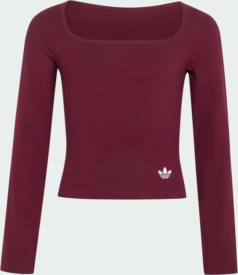 Adidas SLIM-FIT LONGSLEEVE MET VIERKANTE HALS - Foto 3