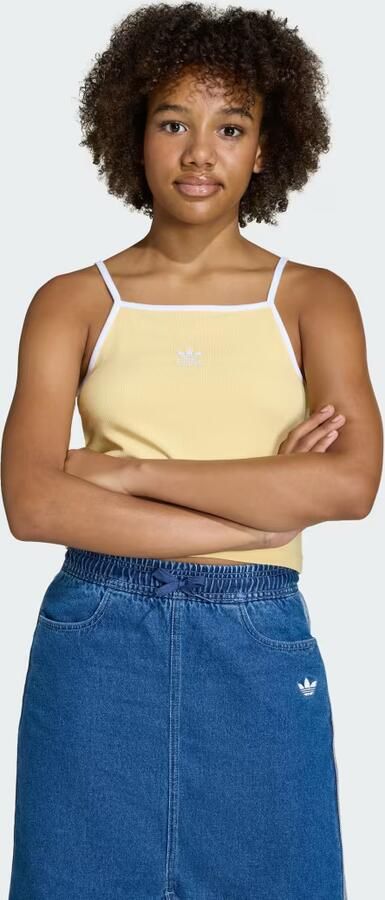 Adidas Originals Slim fit tanktop van katoenmix - Foto 4