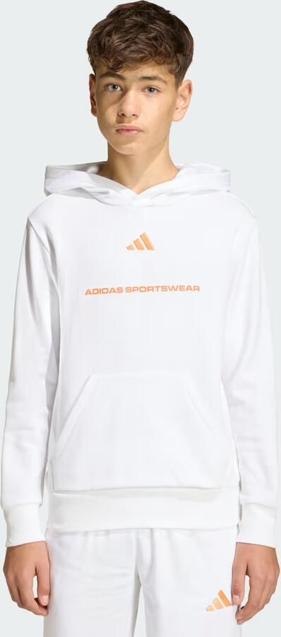 Adidas Slogan Fleece Hoodie