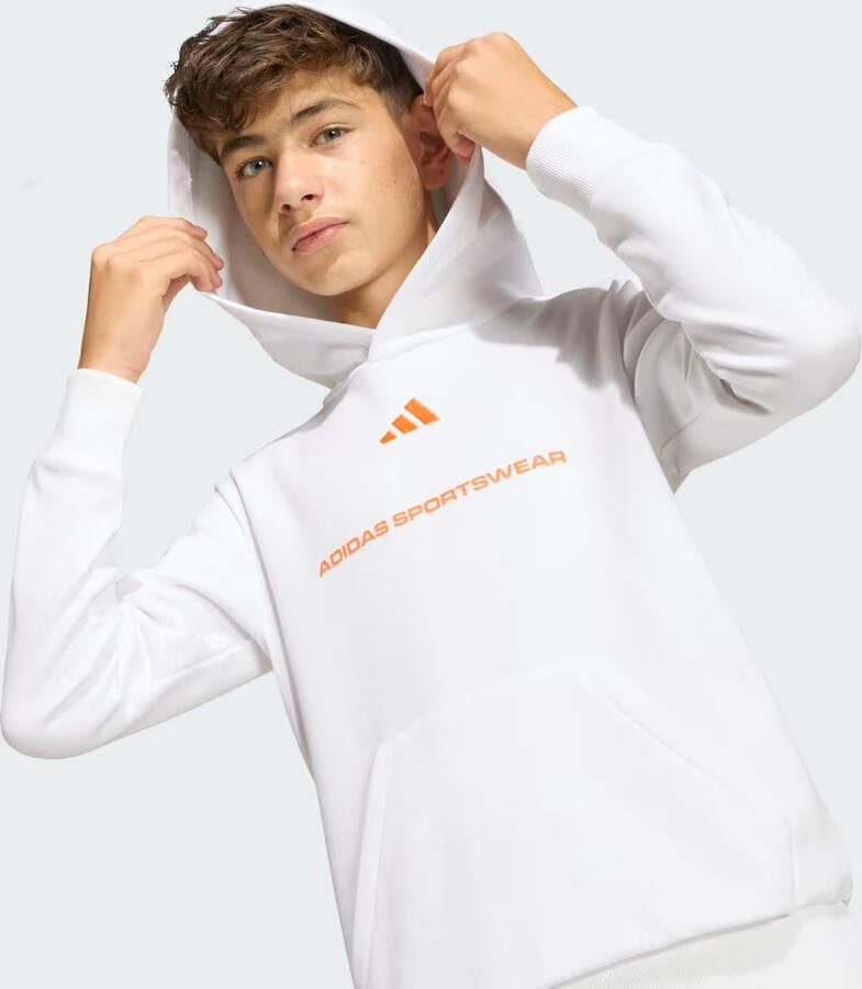 Adidas Slogan Fleece Hoodie - Foto 3
