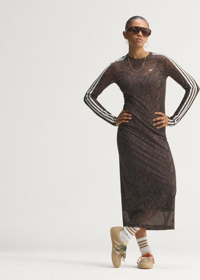Adidas SNAKE PRINT MAXI JURK