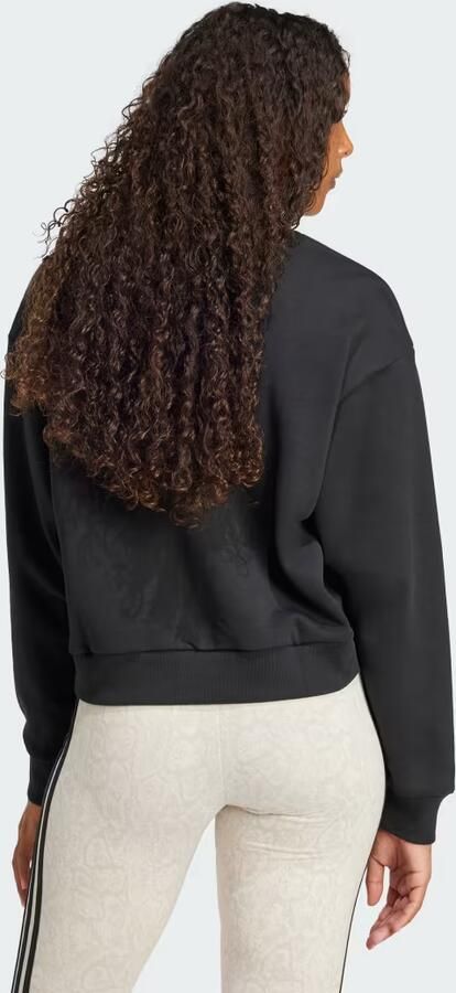Adidas Originals Snake Infill Crew Sweatshirt Black- Dames Black - Foto 5