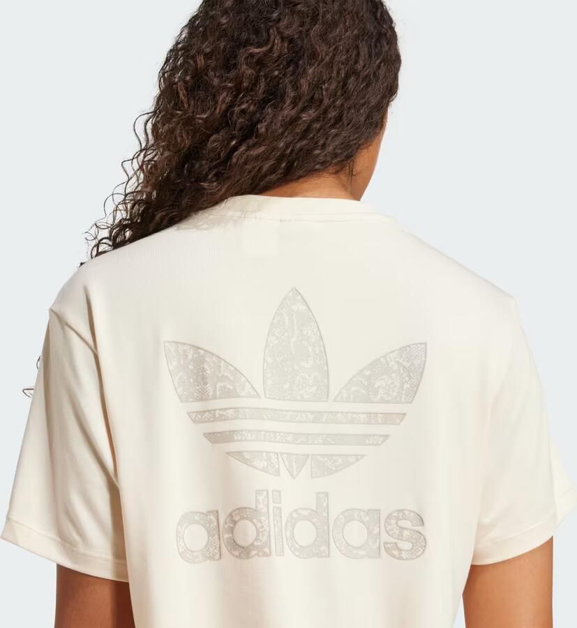 Adidas Originals Snake Infill T-Shirt White- Dames White - Foto 2