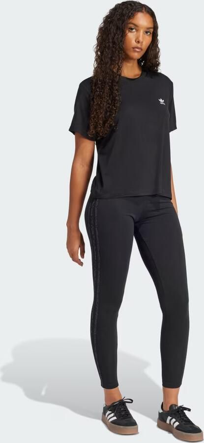 Adidas Originals Snake Infill T-Shirt Black- Dames Black - Foto 6