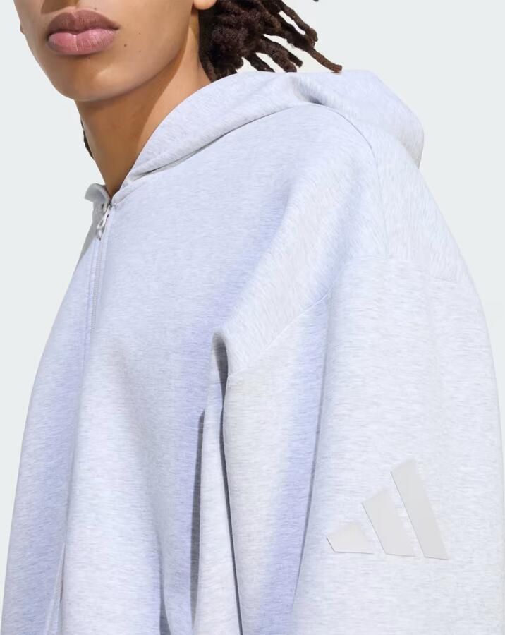 Adidas SOFT LUX HOODIE MET LANGE RITSSLUITING - Foto 2
