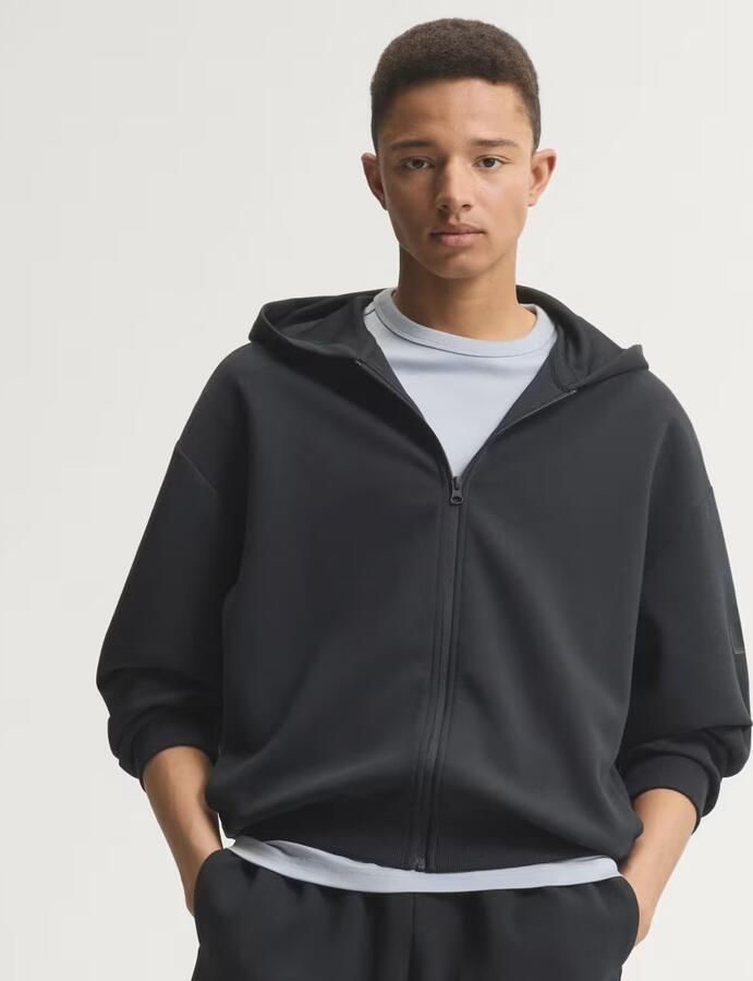 Adidas SOFT LUX HOODIE MET LANGE RITSSLUITING