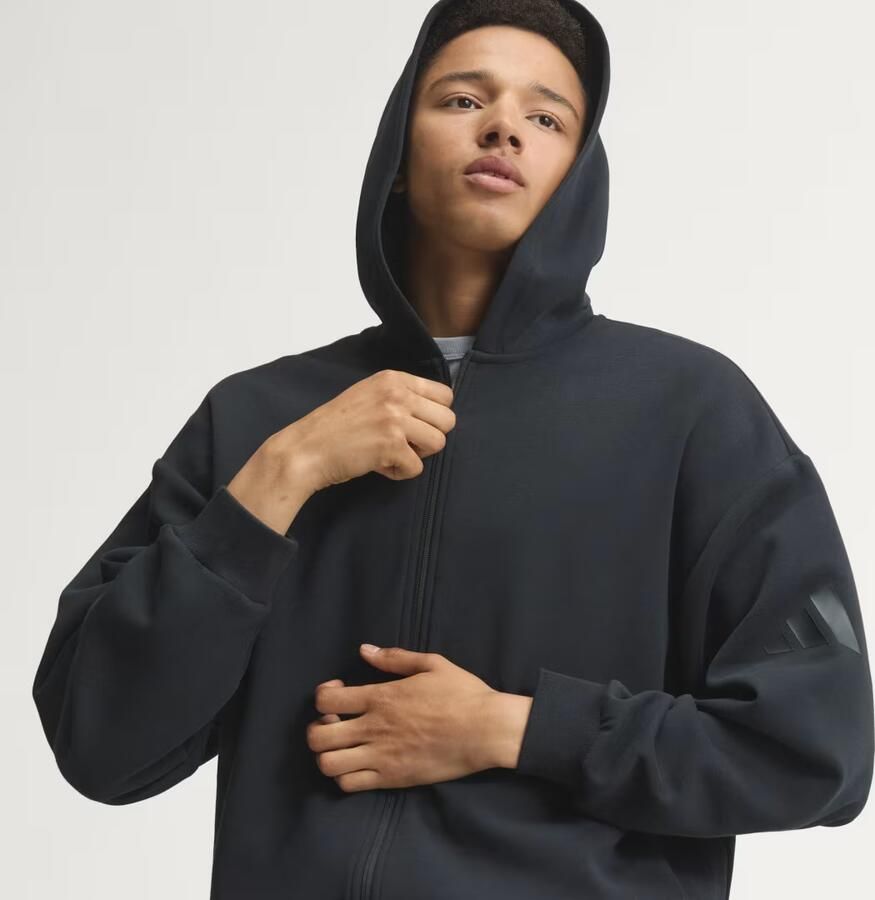 Adidas SOFT LUX HOODIE MET LANGE RITSSLUITING - Foto 3