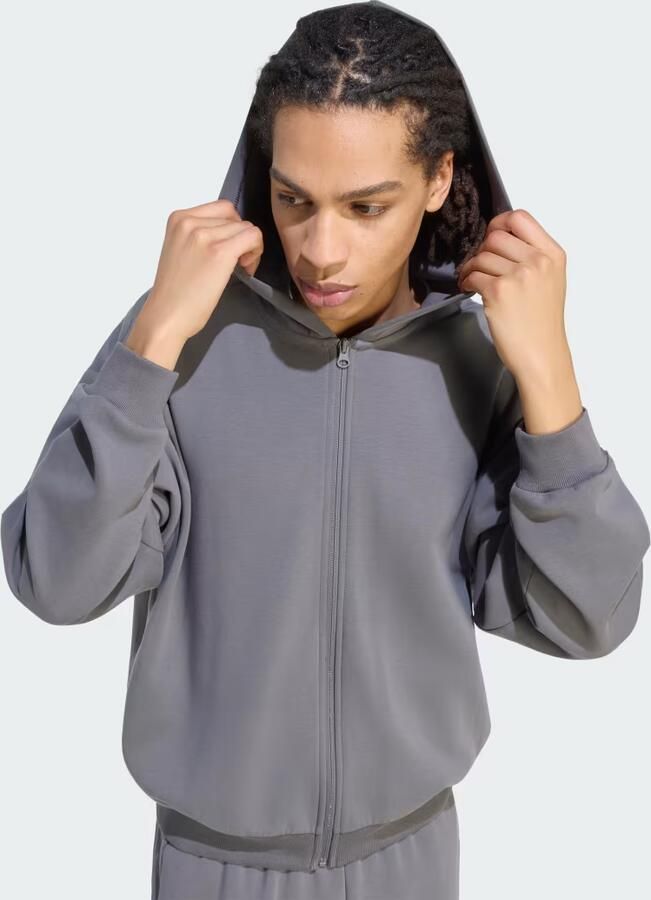 Adidas SOFT LUX HOODIE MET LANGE RITSSLUITING - Foto 4
