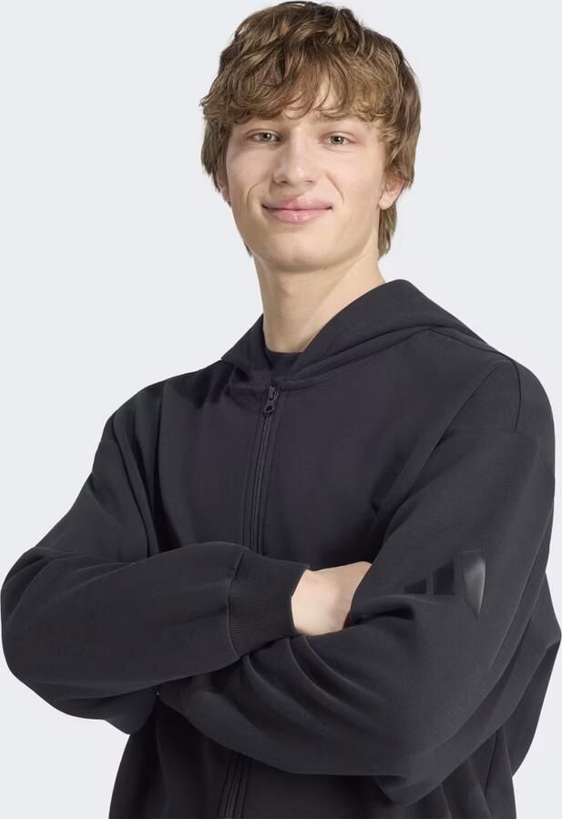 Adidas SOFT LUX HOODIE MET LANGE RITSSLUITING - Foto 3