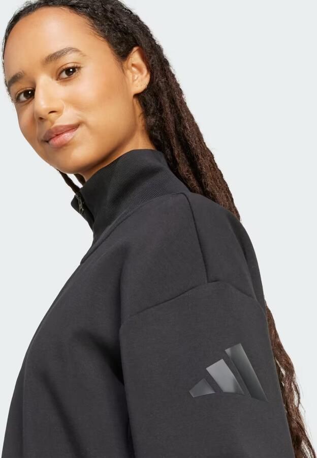Adidas Sportswear Sweatshirt met opstaande kraag en ritssluiting - Foto 6