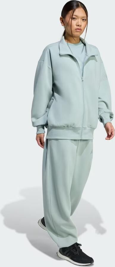 Adidas Soft Lux Loose-fit Jack met Lange Ritssluiting - Foto 6