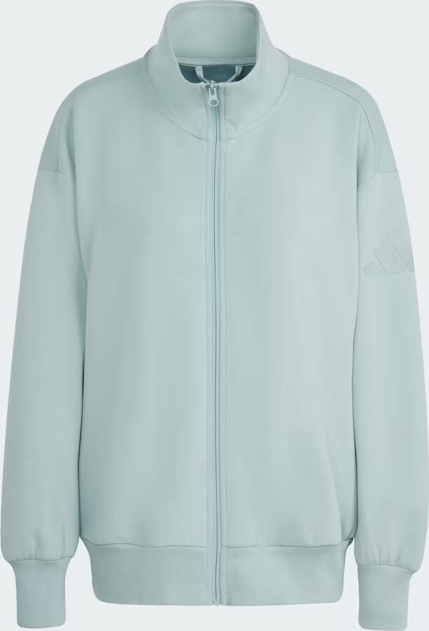 Adidas Soft Lux Loose-fit Jack met Lange Ritssluiting - Foto 4