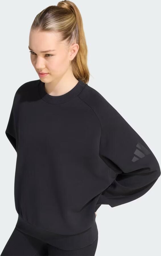 Adidas SOFT LUX LOOSE-FIT SWEATSHIRT - Foto 4