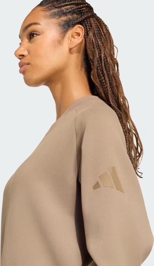 Adidas SOFT LUX LOOSE-FIT SWEATSHIRT - Foto 5