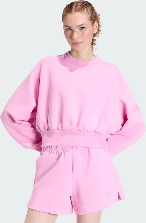 Adidas Soft Lux Loose-fit Sweatshirt