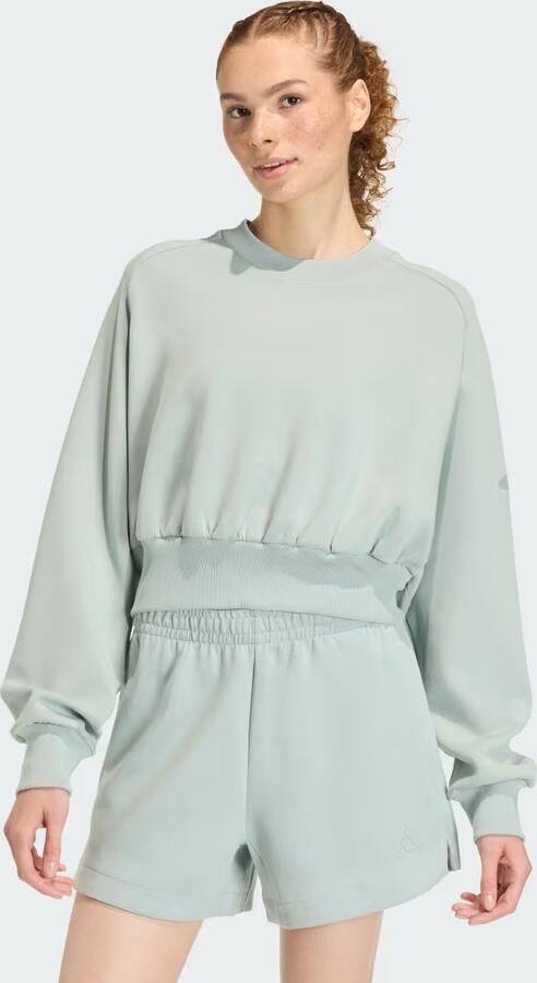 Adidas Soft Lux Loose-fit Sweatshirt