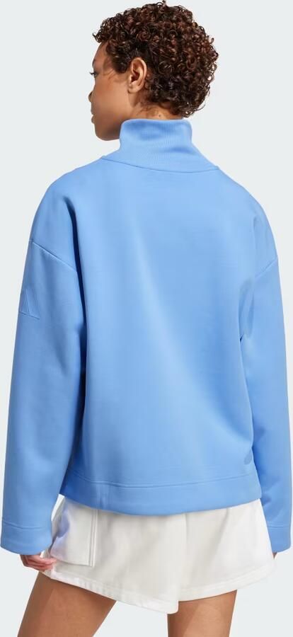 Adidas Sportswear Sweatshirt met opstaande kraag en ritssluiting - Foto 4