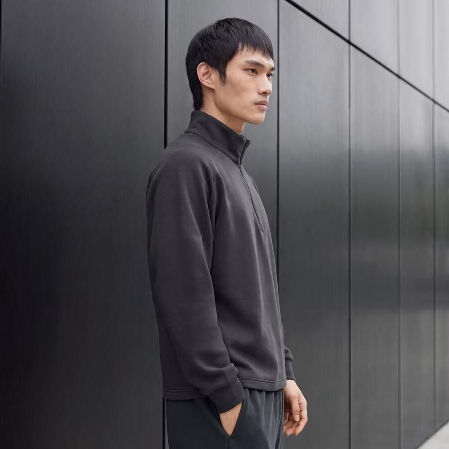 Adidas Soft Lux Winter Knit Sweatshirt met Korte Rits - Foto 2