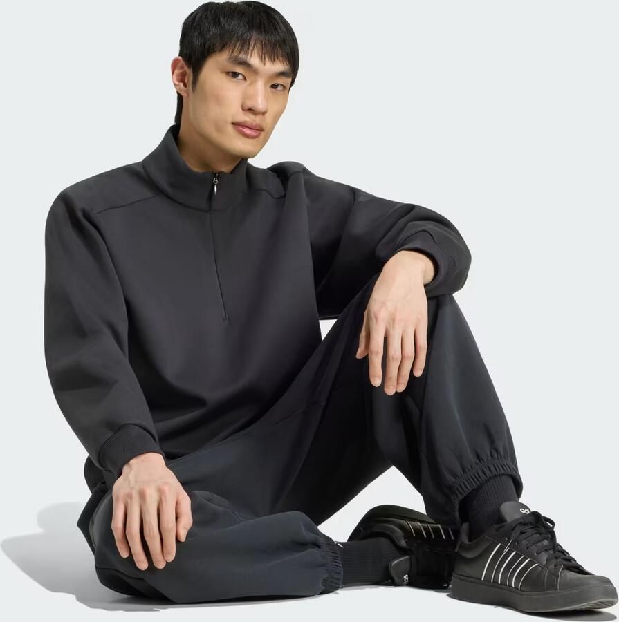 Adidas Soft Lux Winter Knit Sweatshirt met Korte Rits - Foto 4