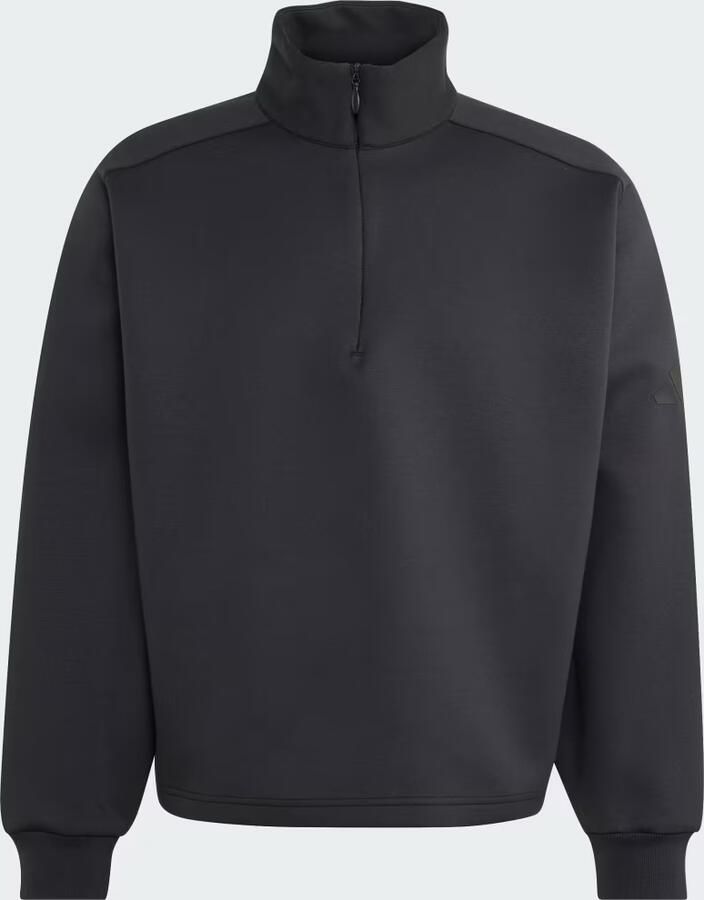 Adidas Soft Lux Winter Knit Sweatshirt met Korte Rits - Foto 5