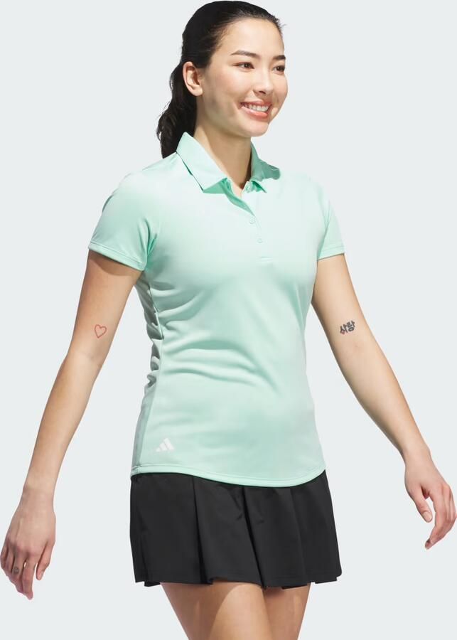 Adidas Solid Performance Poloshirt met Korte Mouwen - Foto 5