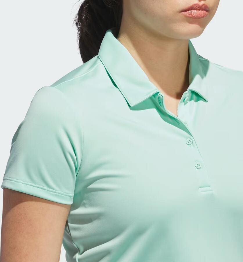 Adidas Solid Performance Poloshirt met Korte Mouwen - Foto 3