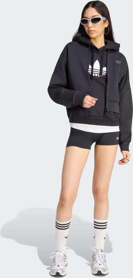 Adidas Originals Spacer Full Zip Track Top Zwart- Dames Zwart - Foto 7
