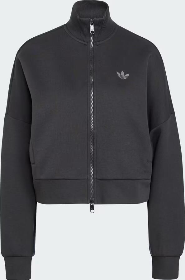 Adidas Originals Spacer Full Zip Track Top Zwart- Dames Zwart - Foto 4