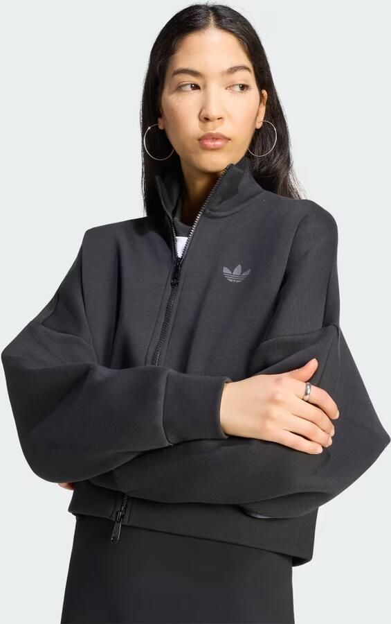 Adidas Originals Spacer Full Zip Track Top Zwart- Dames Zwart - Foto 5