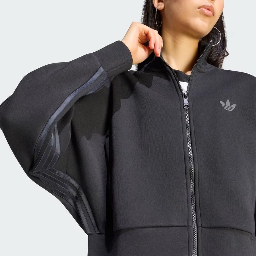 Adidas Originals Spacer Full Zip Track Top Zwart- Dames Zwart - Foto 3