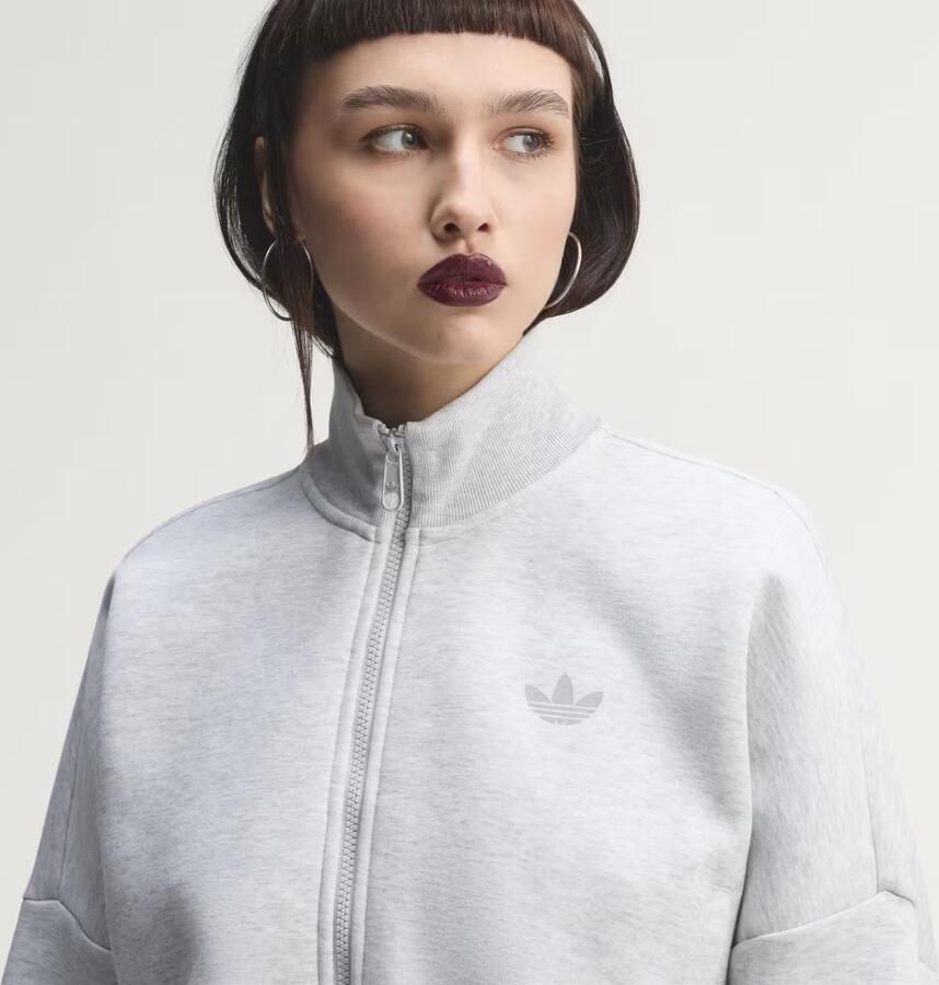 Adidas Originals Spacer Full Zip Track Top Grijs- Dames Grijs - Foto 6