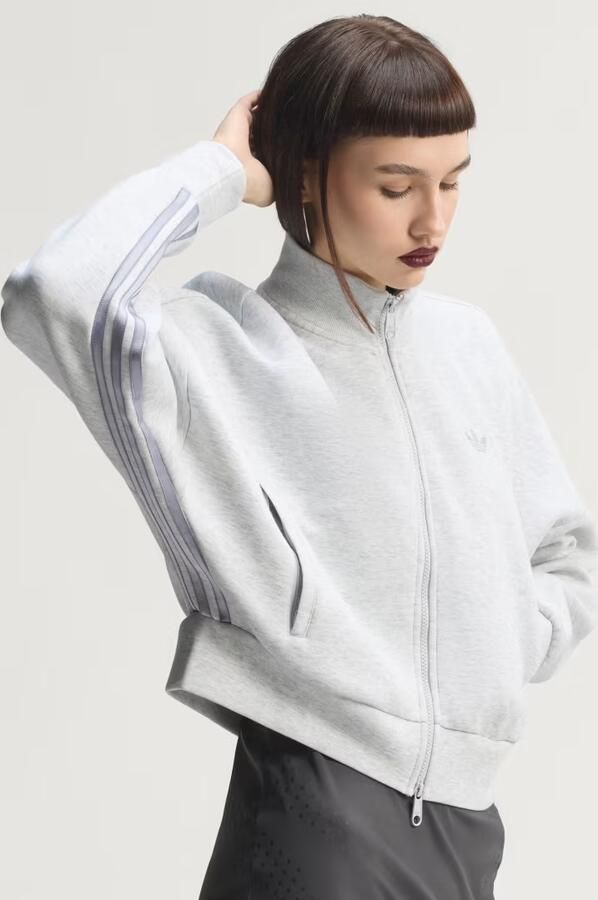 Adidas Originals Spacer Full Zip Track Top Grijs- Dames Grijs - Foto 2