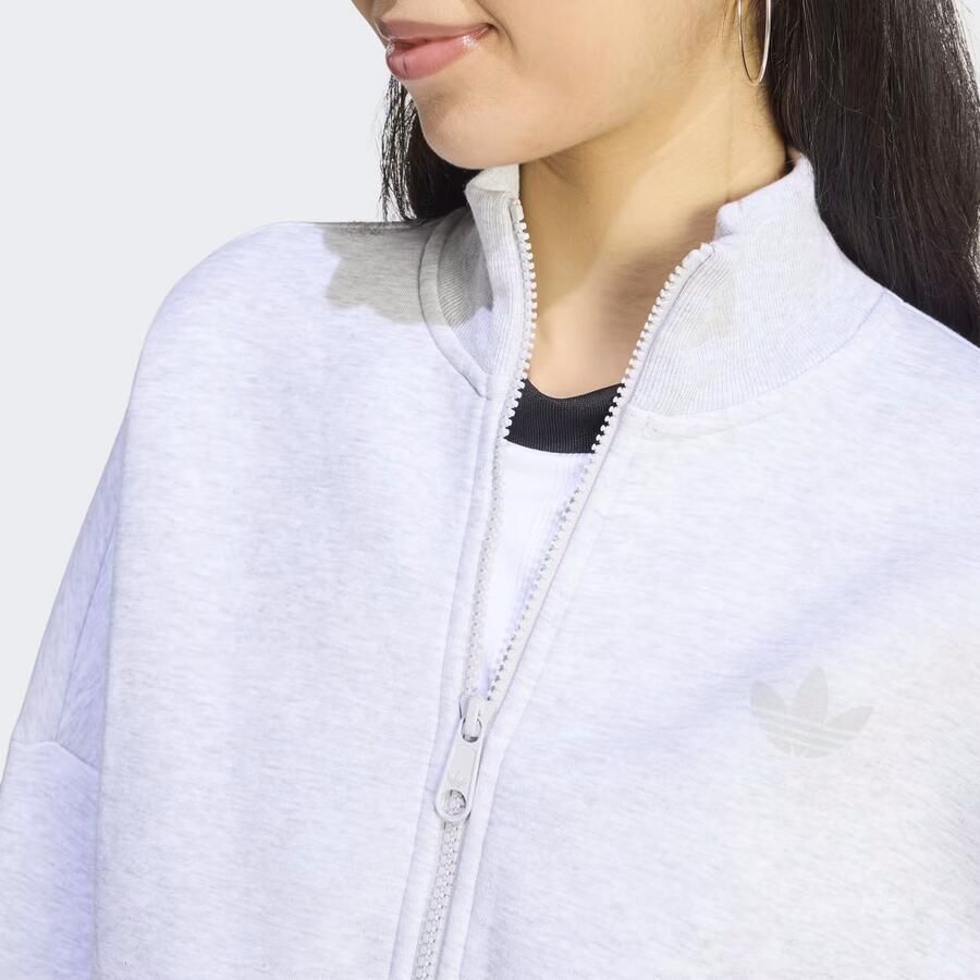 Adidas Originals Spacer Full Zip Track Top Grijs- Dames Grijs - Foto 3