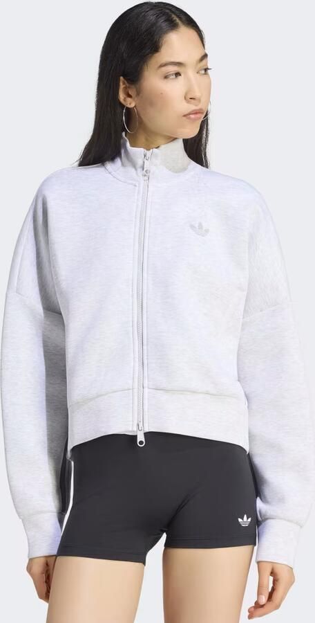 Adidas Originals Spacer Full Zip Track Top Grijs- Dames Grijs - Foto 2