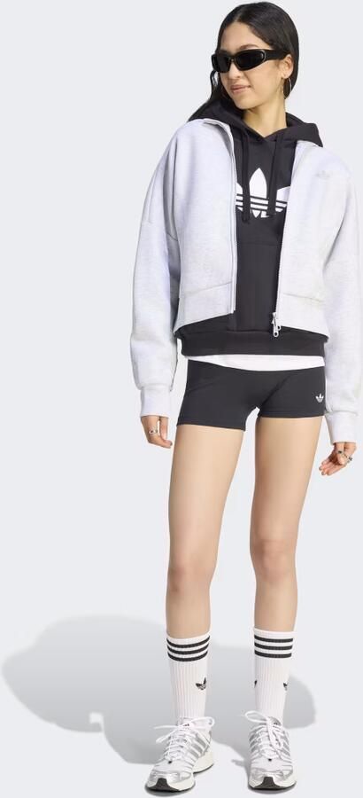 Adidas Originals Spacer Full Zip Track Top Grijs- Dames Grijs - Foto 6