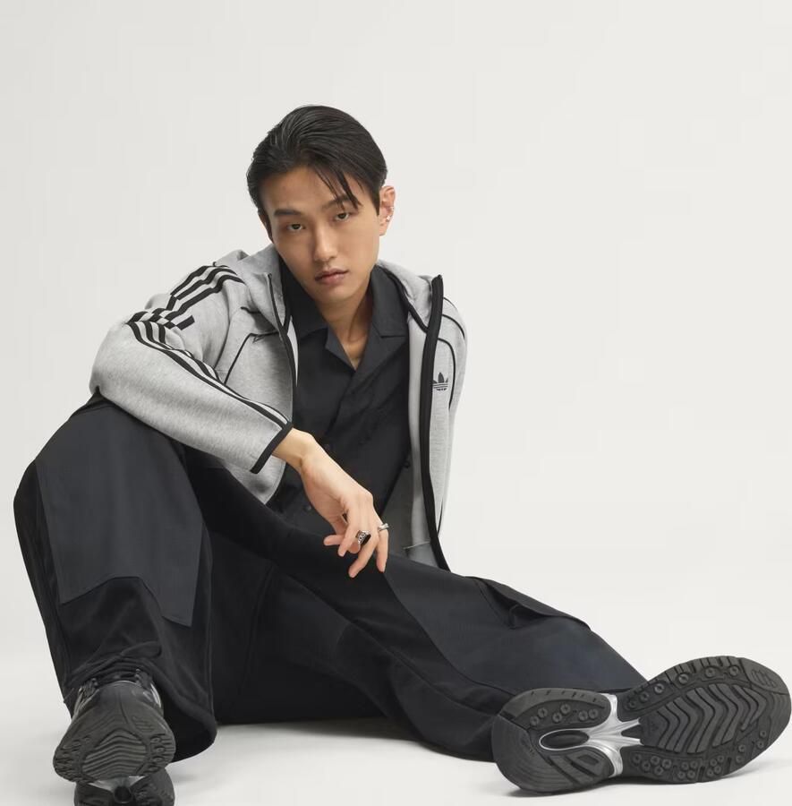 Adidas SPACER TEAMGEIST 26 CUTLINE HOODIE MET LANGE RITSSLUITING - Foto 5
