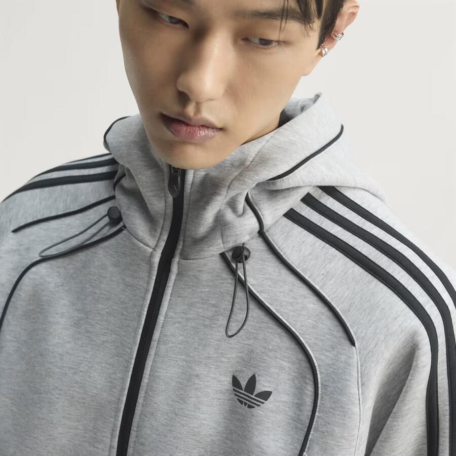 Adidas SPACER TEAMGEIST 26 CUTLINE HOODIE MET LANGE RITSSLUITING - Foto 3